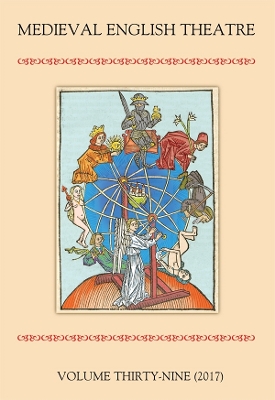 Book cover for Medieval English Theatre 39
