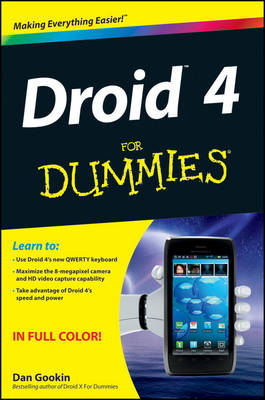 Book cover for Droid 4 For Dummies