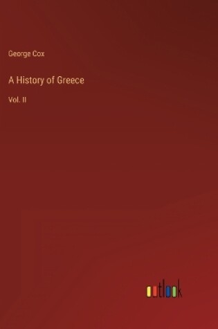 Cover of A History of Greece