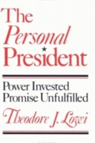 Cover of The Personal President