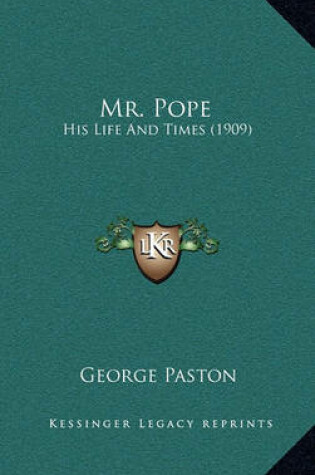 Cover of Mr. Pope