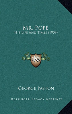 Book cover for Mr. Pope