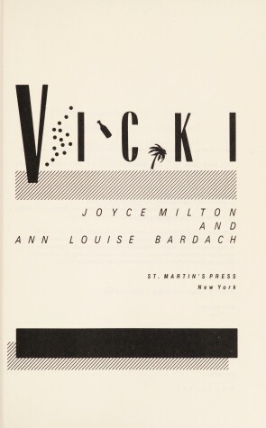Book cover for Vicki