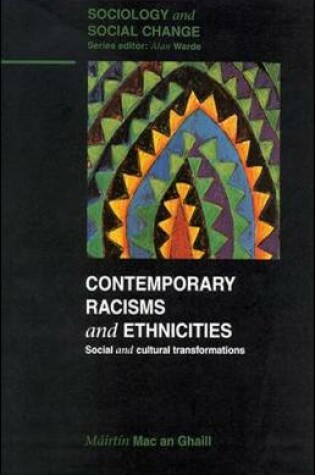 Cover of CONTEMPORARY RACISMS & EHTNICITIES