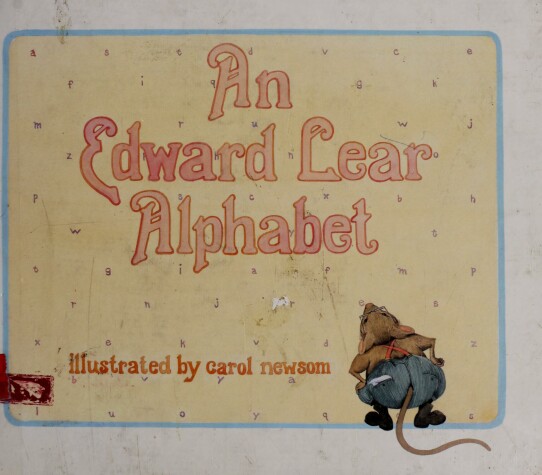 Book cover for An Edward Lear Alphabet