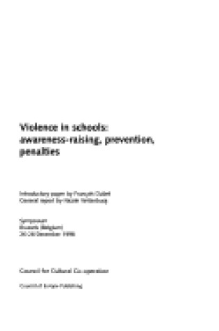 Cover of Violence in Schools