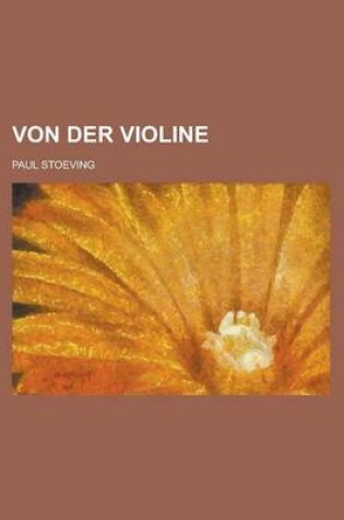 Cover of Von Der Violine