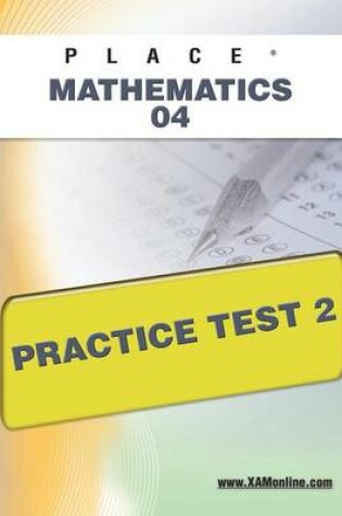 Cover of Place Mathematics 04 Practice Test 2