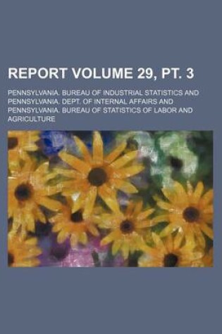 Cover of Report Volume 29, PT. 3