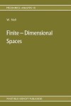 Book cover for Finite-Dimensional Spaces