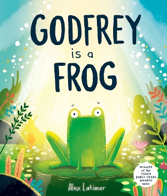 Book cover for Godfrey is a Frog