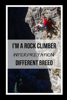 Book cover for I'm A Rock Climber. Interpretation