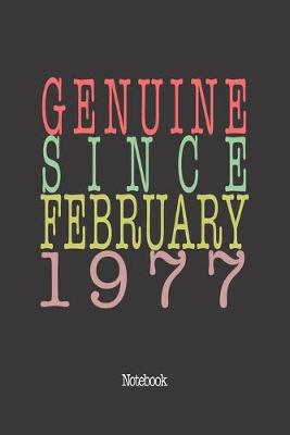 Book cover for Genuine Since February 1977
