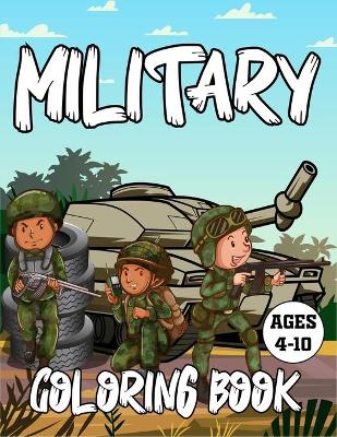 Book cover for Military Coloring Book