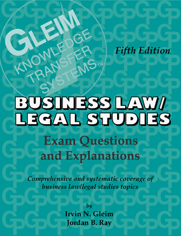 Book cover for Business Law/Legal Studies