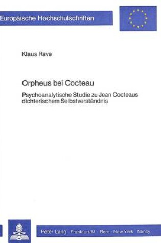 Cover of Orpheus Bei Cocteau