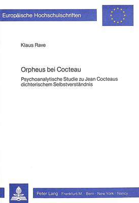 Cover of Orpheus Bei Cocteau