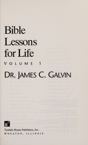 Book cover for Bible Lessons for Life