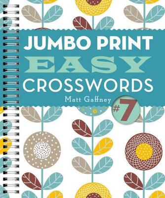 Book cover for Jumbo Print Easy Crosswords #7