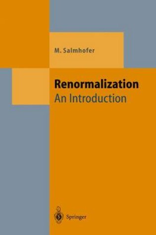 Cover of Renormalization