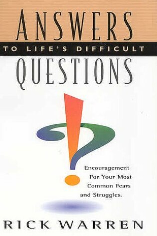 Cover of Answers to Life's Difficult Questions