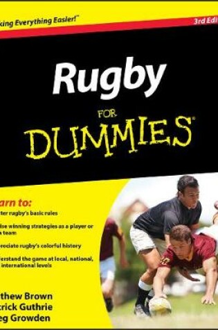 Cover of Rugby For Dummies