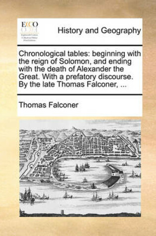 Cover of Chronological Tables