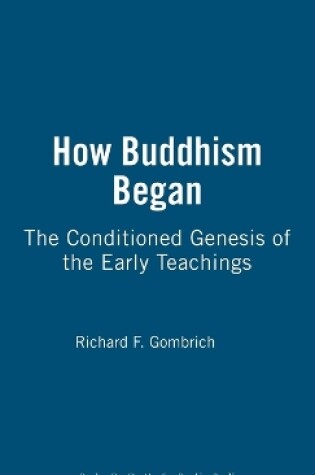 Cover of How Buddhism Began