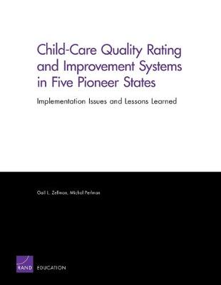 Book cover for Child-care Quality Rating and Improvement Systems in Five Pioneer States