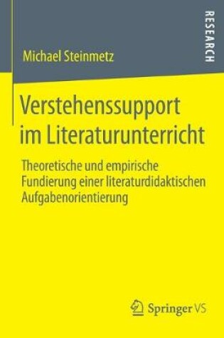 Cover of Verstehenssupport Im Literaturunterricht