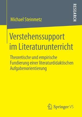 Book cover for Verstehenssupport Im Literaturunterricht