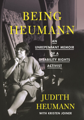 Book cover for Being Heumann Large Print Edition