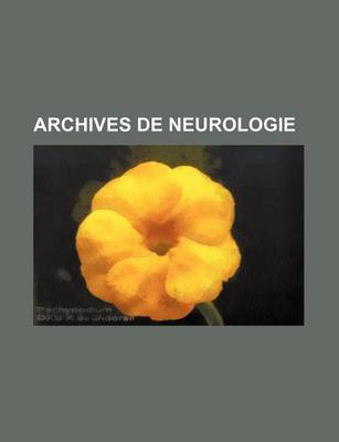 Book cover for Archives de Neurologie (5)