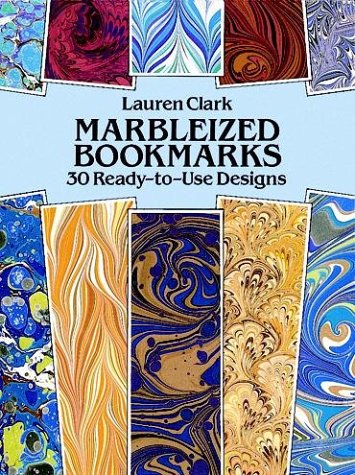 Book cover for Marbelized Bookmarks