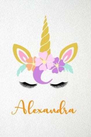 Cover of Alexandra A5 Lined Notebook 110 Pages