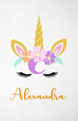 Book cover for Alexandra A5 Lined Notebook 110 Pages