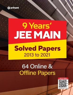 Book cover for 9 Years Solved Papers JEE Main 2022