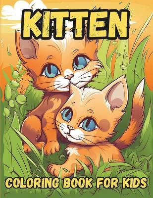 Book cover for Kitten Coloring Book