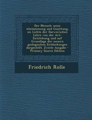 Book cover for Der Mensch