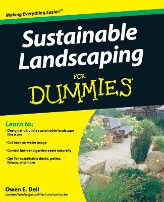 Book cover for Sustainable Landscaping For Dummies