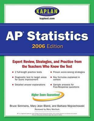 Cover of Kaplan AP Statistics