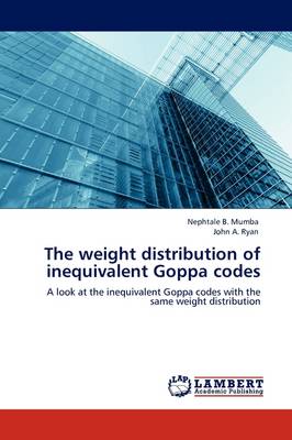 Book cover for The weight distribution of inequivalent Goppa codes