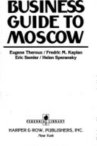 Cover of The HarperCollins Business Guide to Moscow