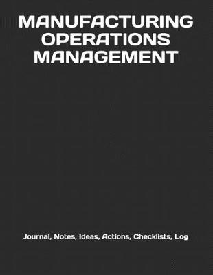 Book cover for Manufacturing Operations Management