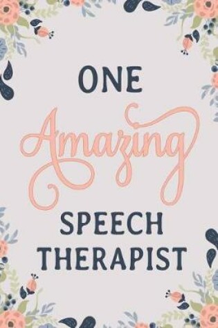 Cover of One Amazing Speech Therapist