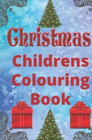 Cover of Christmas children's colouring book