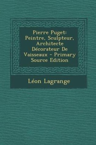 Cover of Pierre Puget