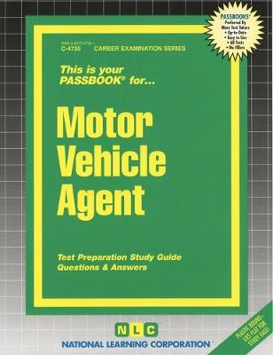 Book cover for Motor Vehicle Agent