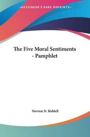 Cover of The Five Moral Sentiments - Pamphlet