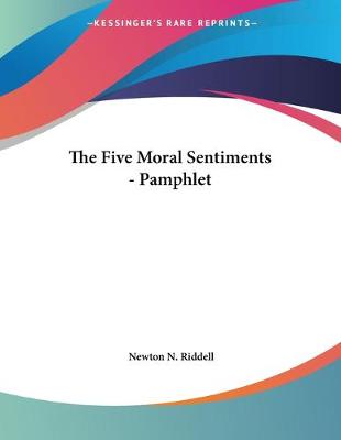 Book cover for The Five Moral Sentiments - Pamphlet